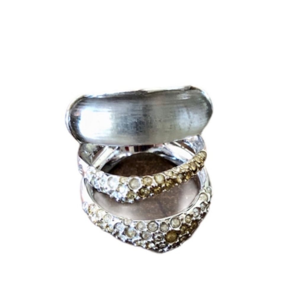 Alexis Bittar Pave Orbital Silver Ring